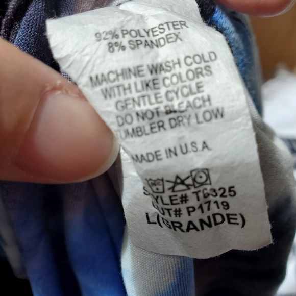 Bloomin Peachskin Tiedye Set 2XL Pants Large Top Lounge Bundle Of 2 - Picture 13 of 15